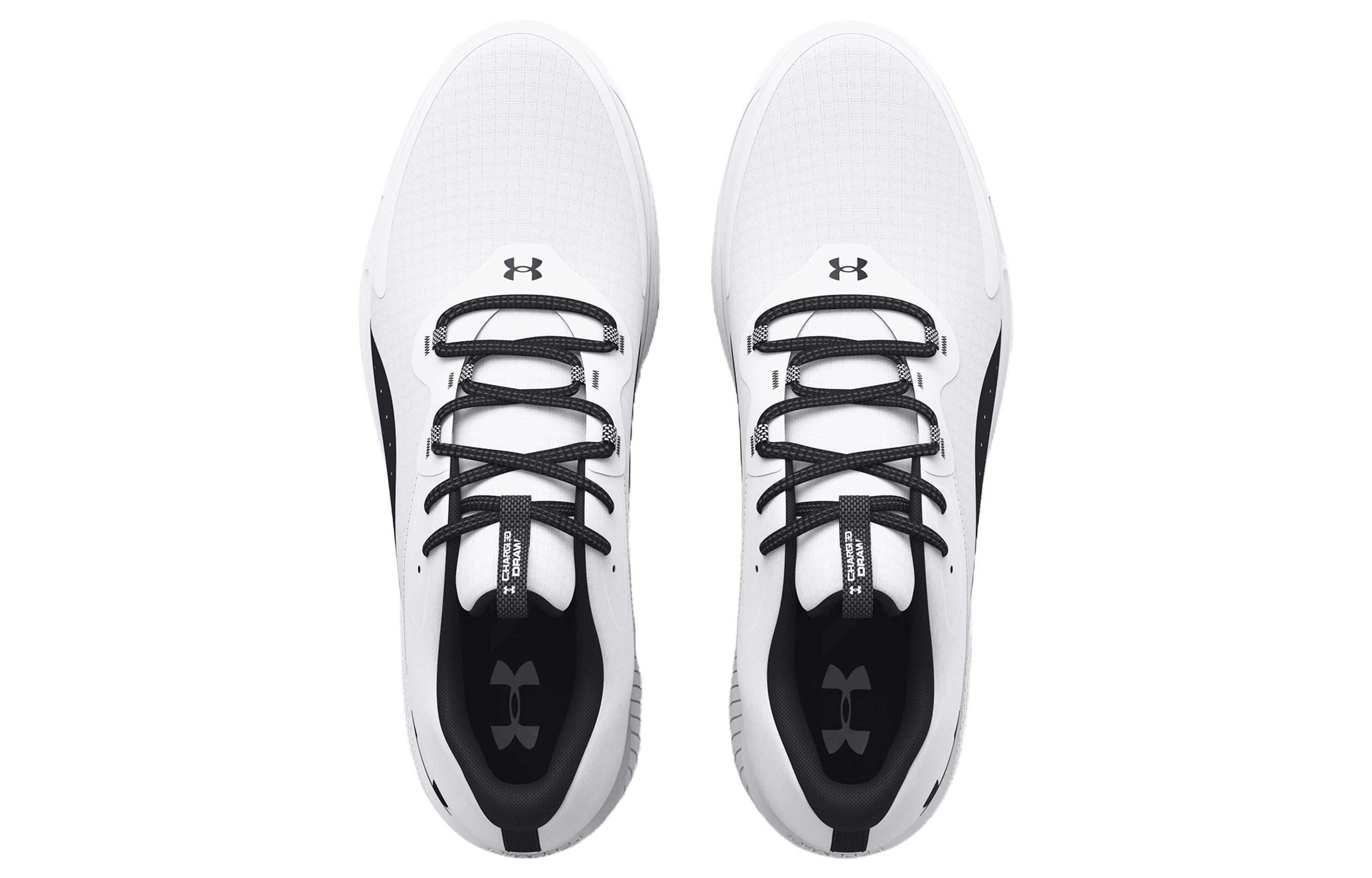 Under Armour Charged Draw 2 Spikeless Golf 'White Black'