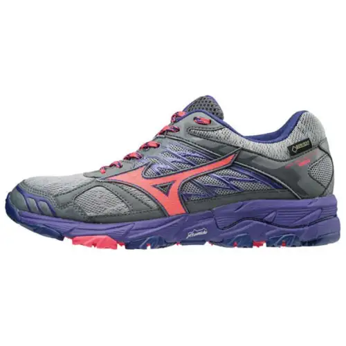 Mizuno Wave Mujin 4 G tx Low Tops Gray Purple Pink