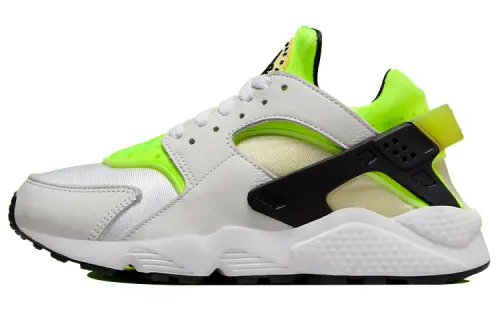 Nike Air Huarache Cushioning Slip Resistant Low top Running Shoes Women's White Green