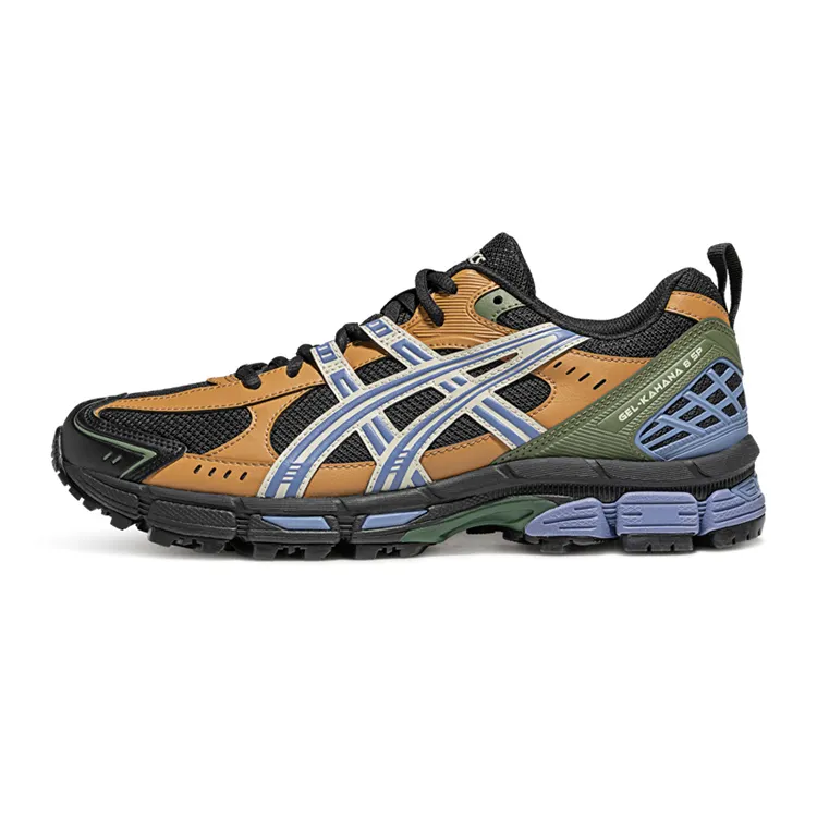 ASICS Gel Kahana 8 Cushioning Breathable Rebound Low top Trail Running Shoes Men's Black Brown