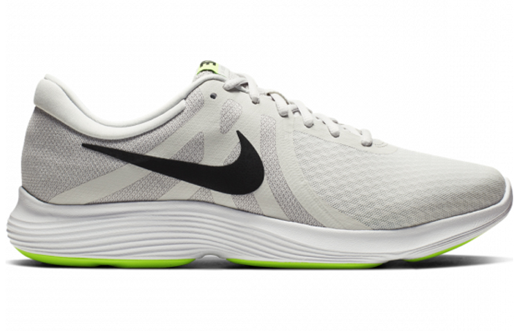 Мужские кроссовки Nike REVOLUTION 4 (серо-зеленые) — Серый / зелёный — фото 2