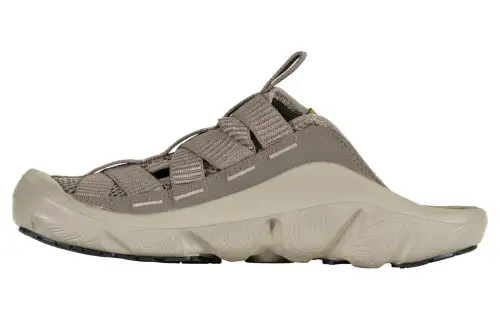 Oboz Footwear Comfortable Closed Toe Slippers Men's Beige Gray