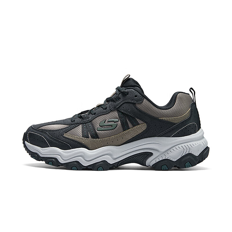 Skechers Skechers Stamina cloud shoes, mountain fashion and versatile, outdoor sports, lightweight cushioning, stable grip, support, wear-resistant and breathable, low-cut outdoor functional shoes, men's black brown