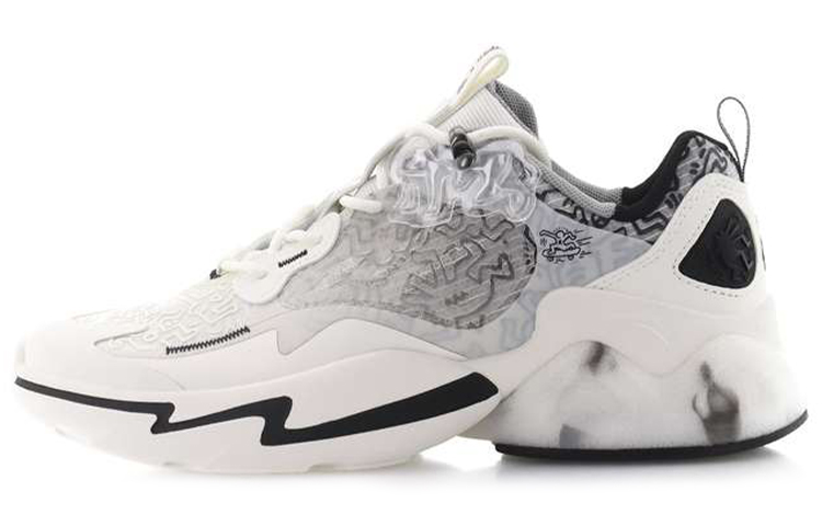 Keith Haring X ANTA Millennium 2.0 Chunky Sneakers Men's Low Top White/Black