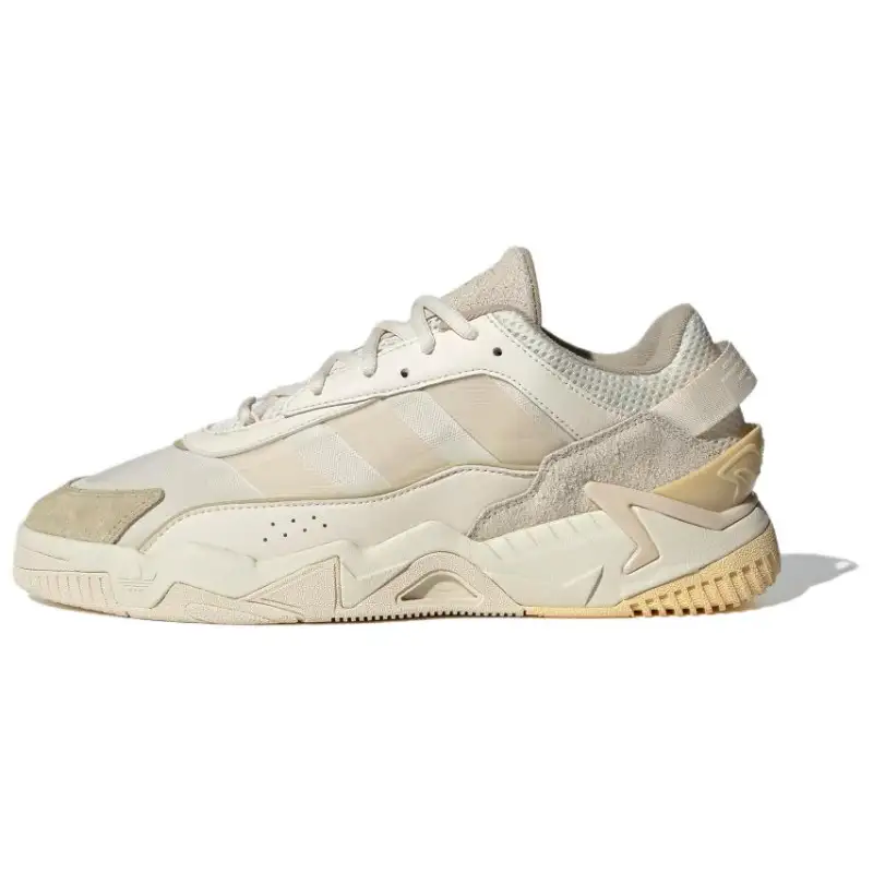 Adidas Originals Niteball 2.0 Cushioning, Wear Resistant Low top Casual Running Shoes Unisex Beige Yellow