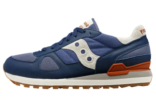 Saucony Shadow Original Comfortable Slip Resistant, Abrasion Resistant, Lightweight Low top Running Shoes Men's Blue