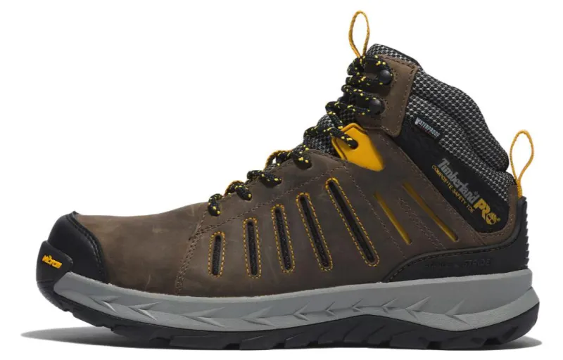 Timberland Trailwind Abrasion Resistant Cushioning Abrasion Resistant Short Outdoor Boots Brown Yellow
