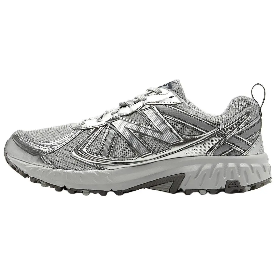 New Balance T410 Comfortable Abrasion Resistant Low top Running Shoes Unisex Gray Silver