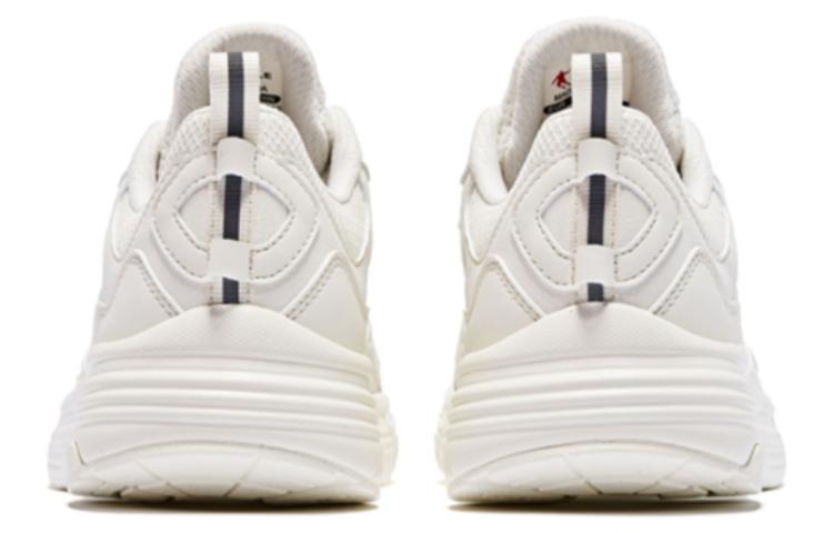 QIAODAN Abrasion Resistant Breathable Low top Running Shoes Women’s White Gold