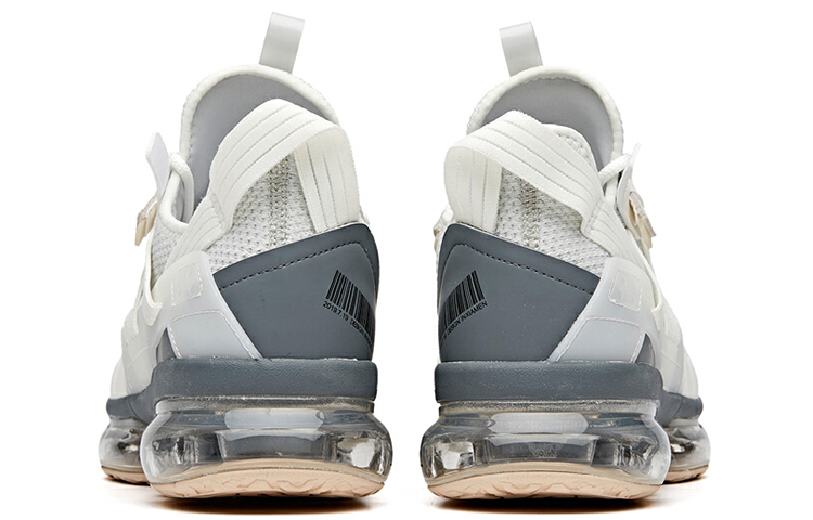 Anta Cushioning Abrasion Resistant Coverage Support Rebound Low top Running Shoes Men’s White Gray