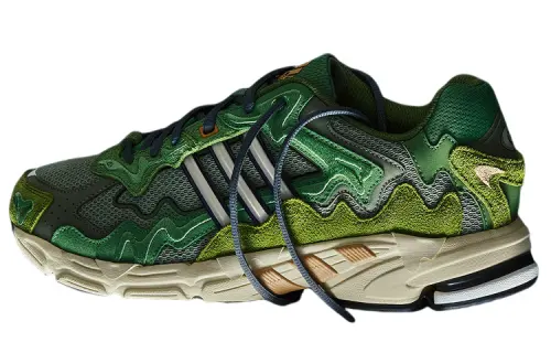 Adidas Originals Response Slip Resistant Low top Running Shoes Men's Green