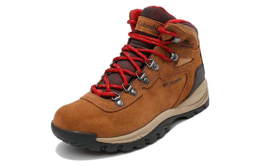 Columbia Hiking Comfortable Abrasion Resistant Waterproof And Breathable Mid top Outdoor Shoes Women’s Khaki