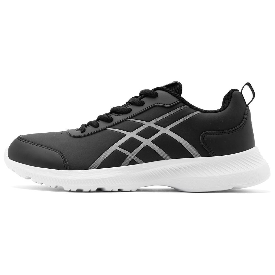 QIAODAN Abrasion Resistant Lightweight Wear resistant And Lightweight Low top Casual Running Shoes Men’s Black Gray