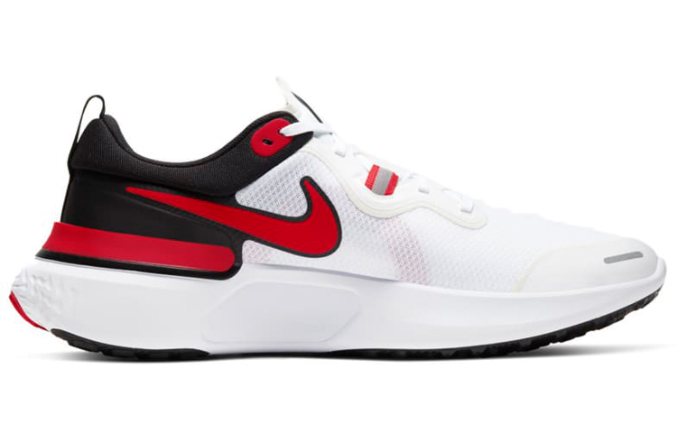 Мужские кроссовки Nike React Miler 1 (бело-красно-черные) — фото 2