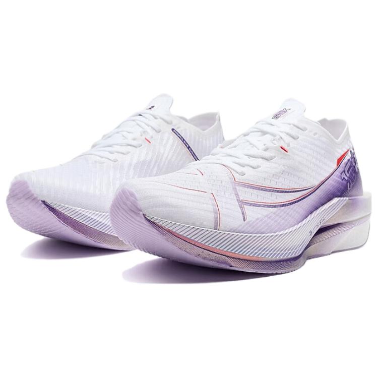 XTEP 160X 6.5 Slip Resistant Coverage Low top Casual Running Shoes Men’s White Purple