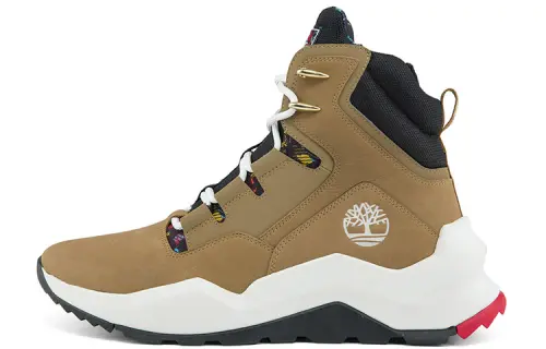 Timberland Madbury Side Zip Wide Fit Sneaker Boots 'Tan Nubuck'