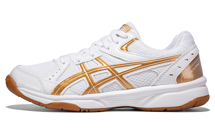 Мужские кроссовки ASICS River CS (бело-золотые)