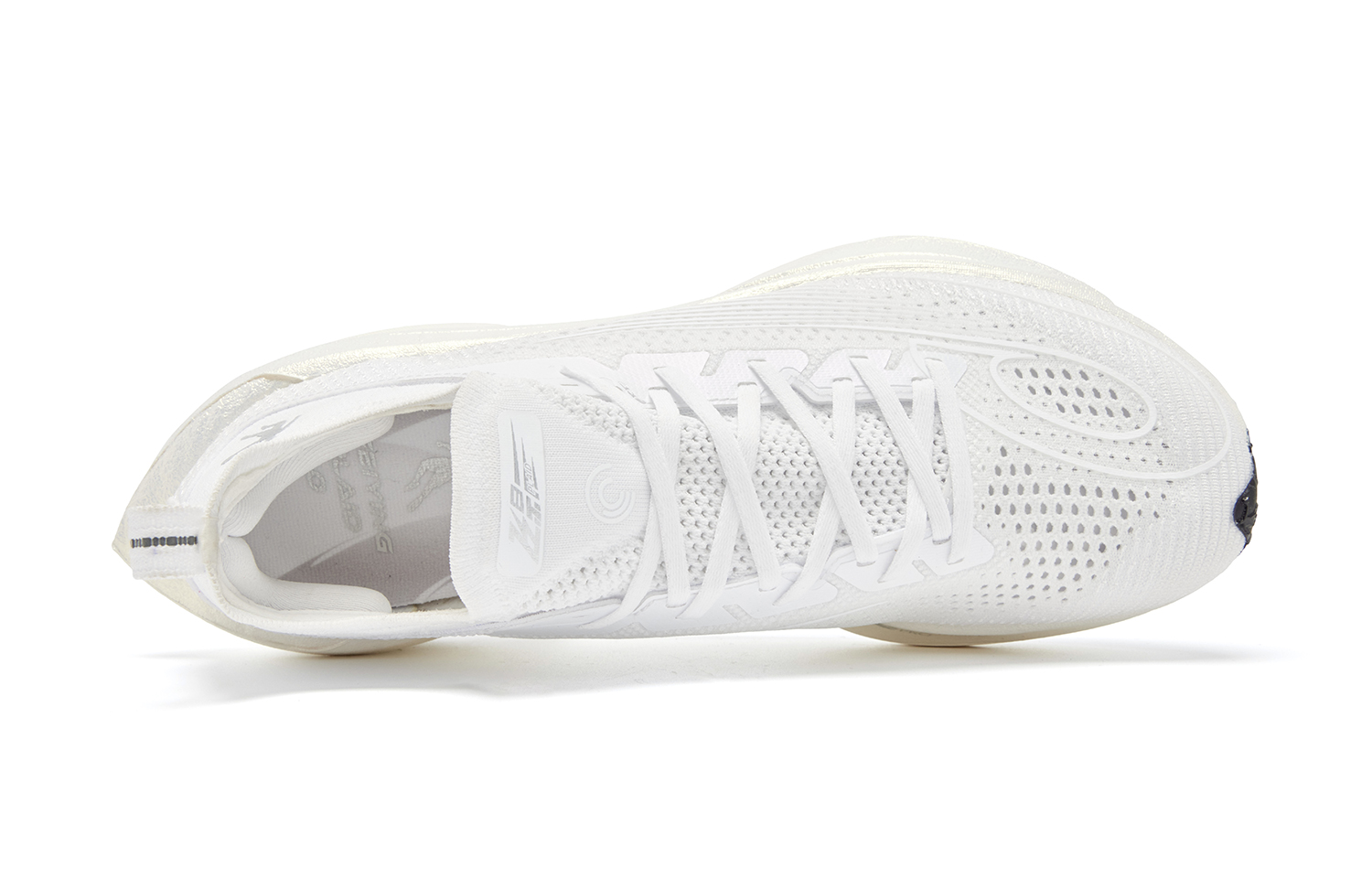 QIAODAN Flying Shadow Plaid 2.0 Running Shoes Women’s Low Top Jordan White Silver