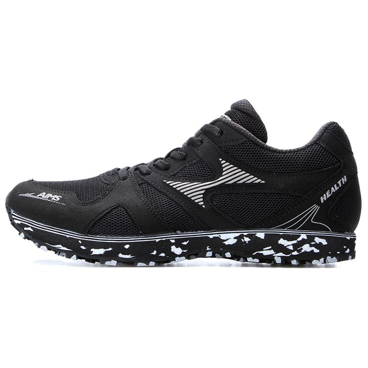 HEALTH Cushioning Slip Resistant Low top Running Shoes Unisex Black White