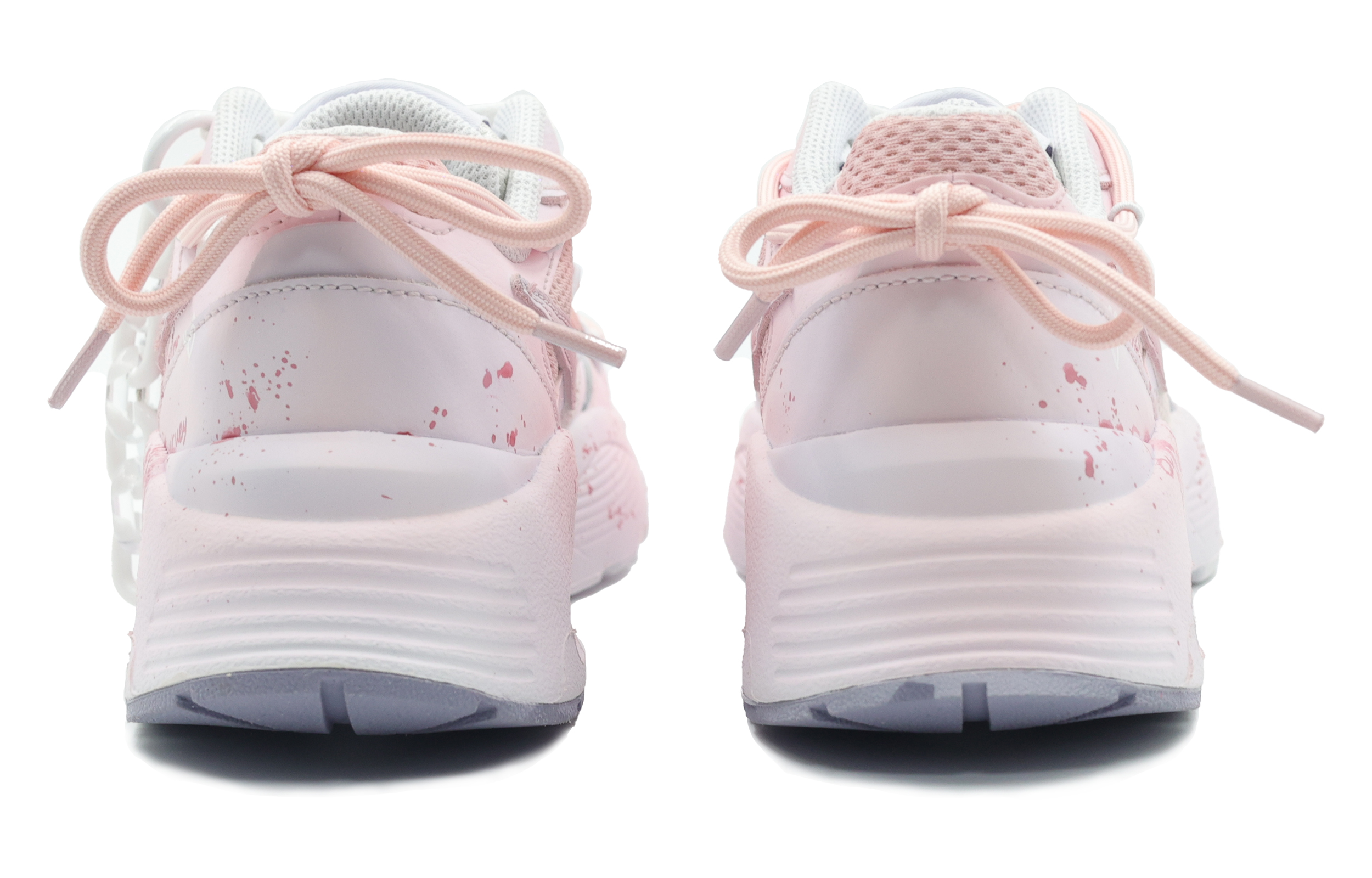 Nike Air Max Fusion Slip Resistant Abrasion Resistant Low top Running Shoes Women’s Pink White