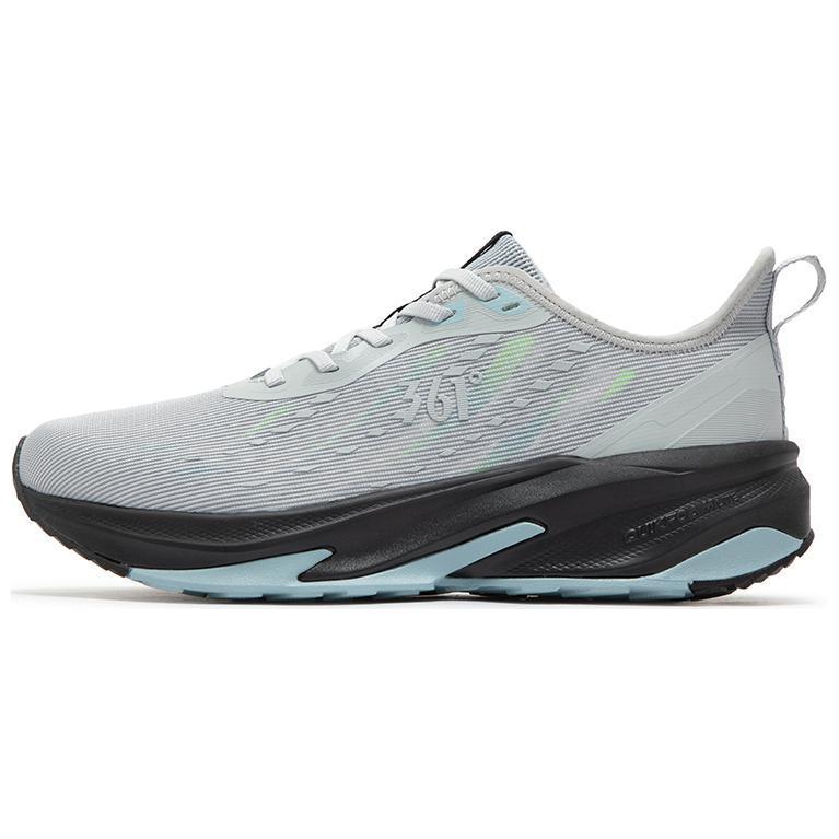 361° Comfortable And Breathable Abrasion Resistant Low top Casual Running Shoes Men’s Blue Gray