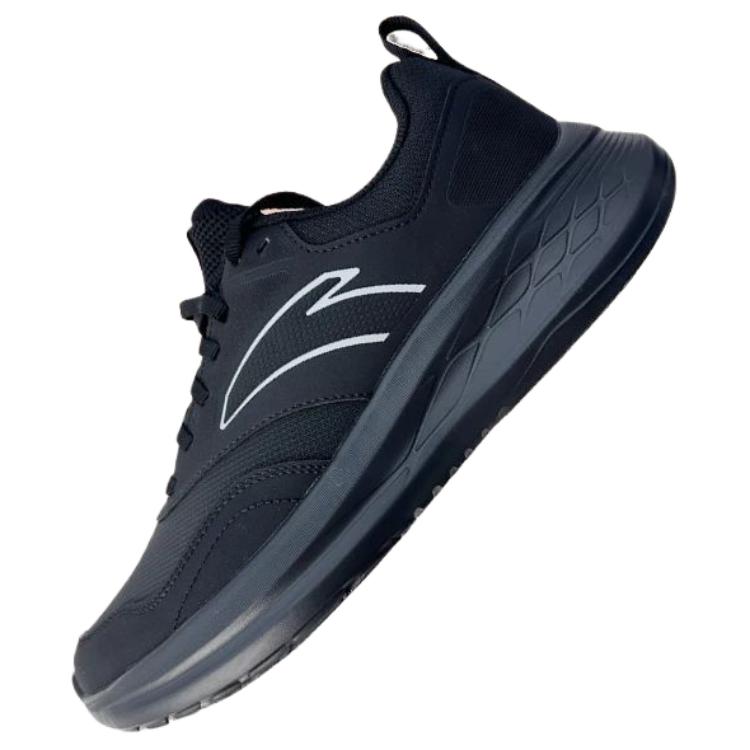 Anta Cushioning Slip Resistant Abrasion Resistant Low top Casual Running Shoes Men’s Black