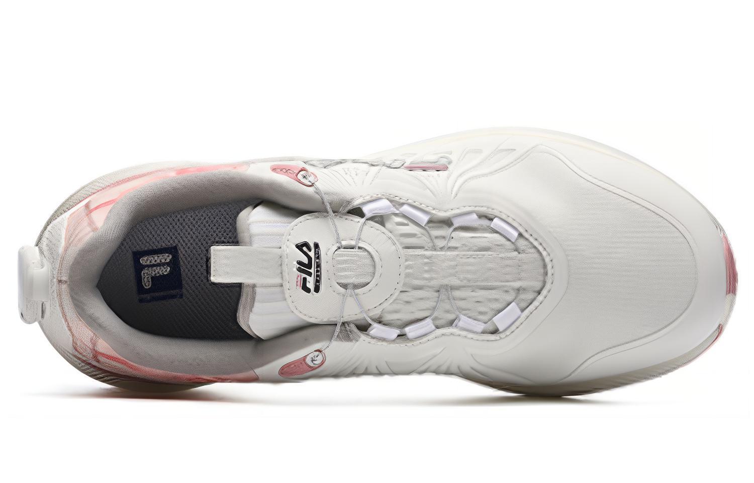 FILA Athletics Fleece Low Top ‘White Pink’ Women’s