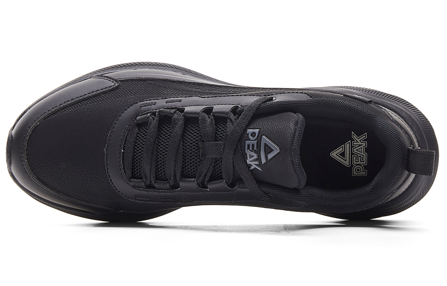 PEAK Qingyi Low top Running Shoes Men’s All Black