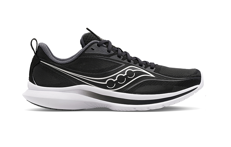 Saucony Fabric Cushioning Abrasion Resistant Breathable Low top Training Running Shoes Men’s Black Silver