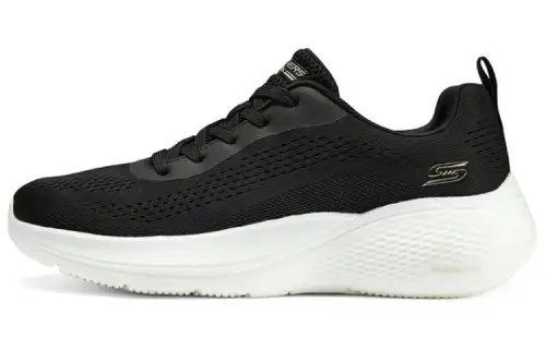 Skechers BOBS INFINITY Fabric Cushioning Breathable Low top Running Shoes Women's Black