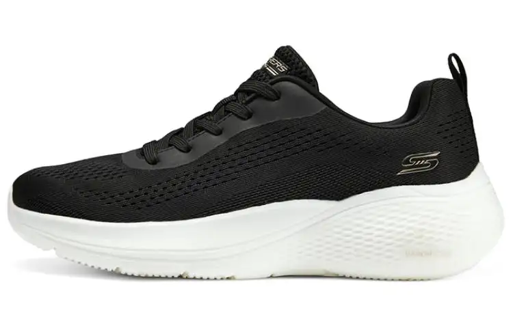 Skechers BOBS INFINITY Fabric Cushioning Breathable Low top Running Shoes Women's Black