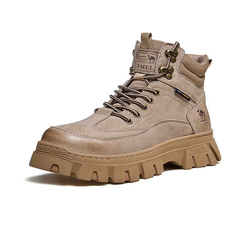 CAMEL Ankle Length Outdoor Boots 5CM Men's