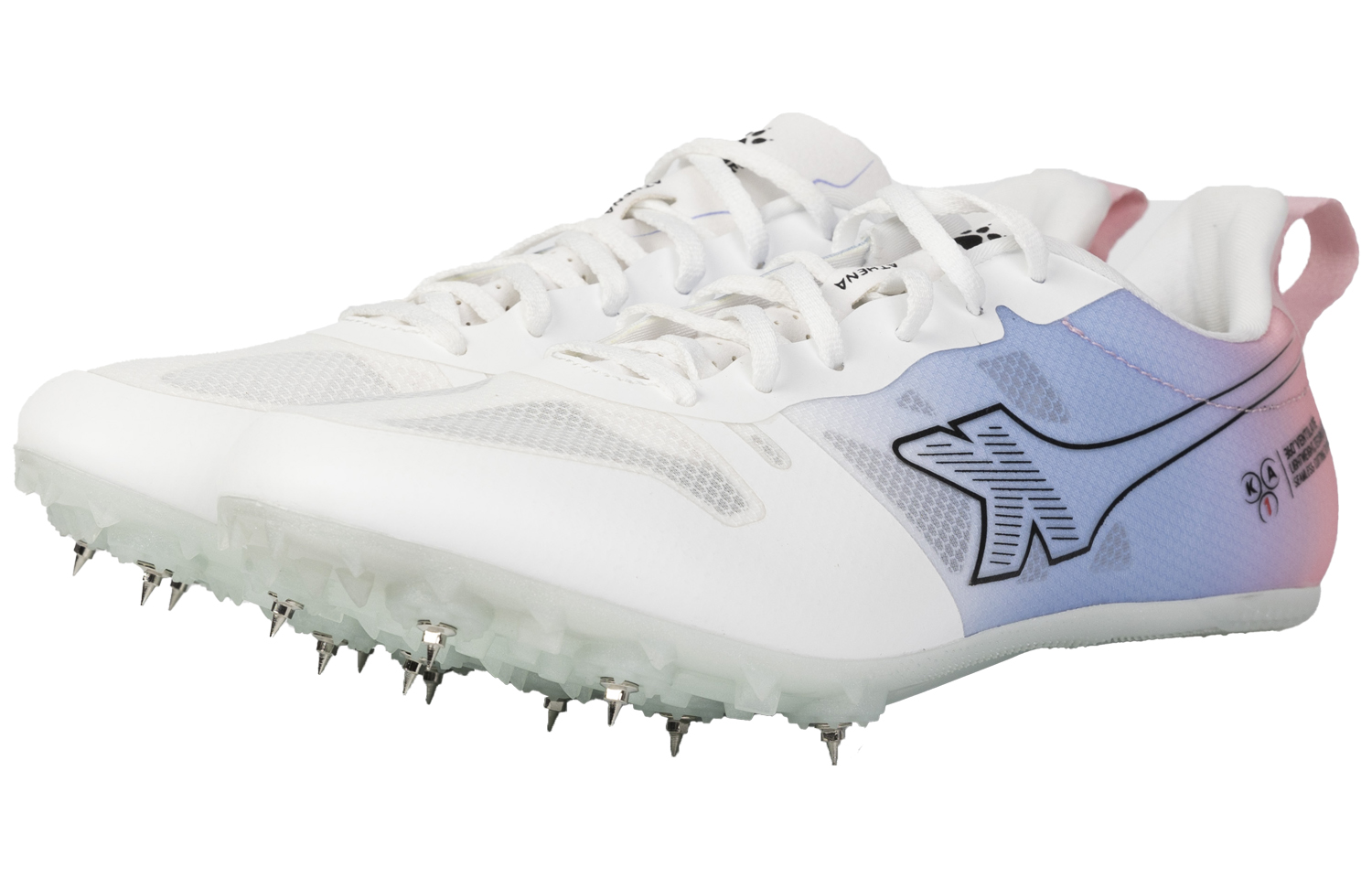 KELME Cushioning Slip Resistant Abrasion Resistant Breathable Low top Training Running Shoes Unisex White Pink