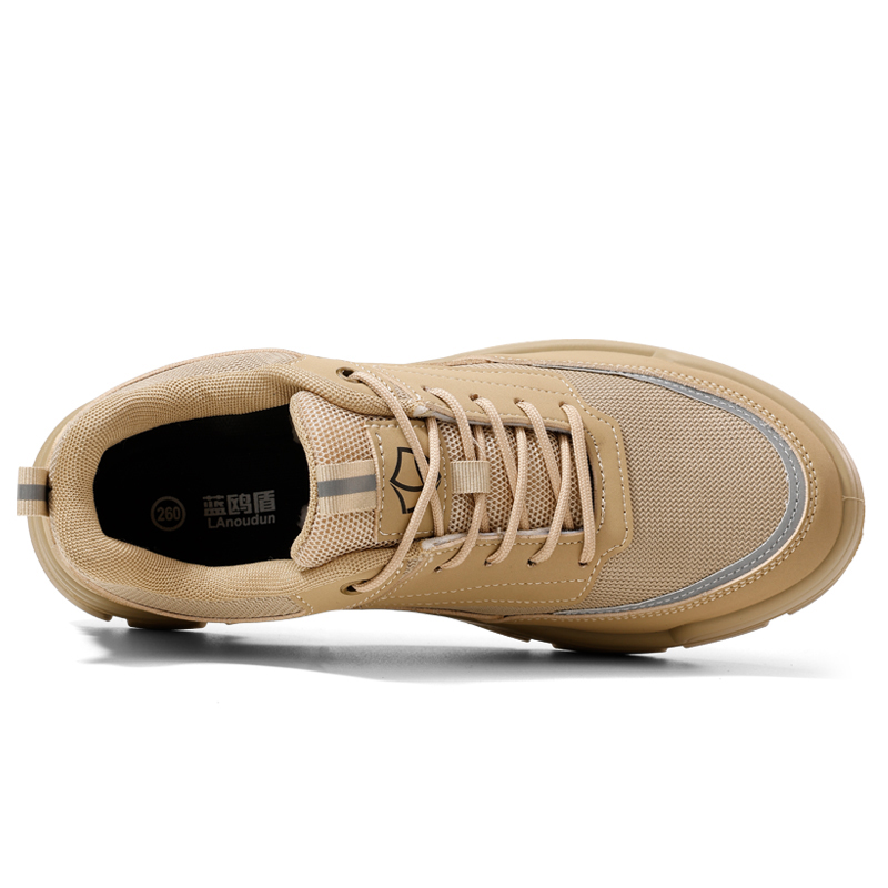 LANOUDUN Abrasion Resistant Impact Resistant Coverage Low top Outdoor Shoes Unisex Camel