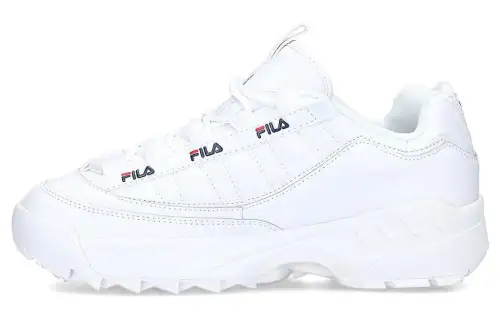 FILA D Formation Artificial Leather Abrasion Resistant Abrasion Resistant Low top Chunky Sneakers Men's White