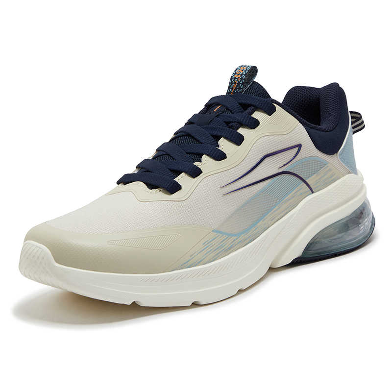 361° Non slip Lightweight Low top Casual Running Shoes Men’s Yellow White Blue