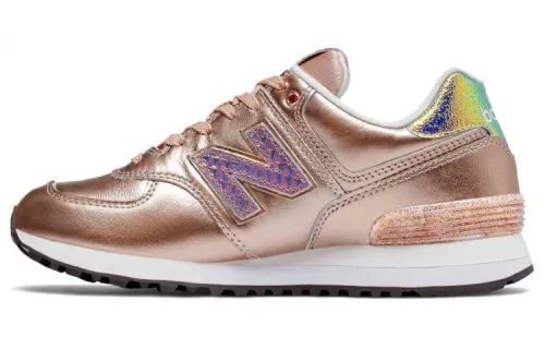 New Balance 574 Series Glitter Punk RoseGold Women's