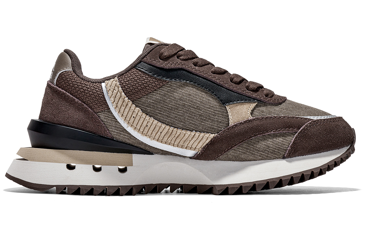 Kappa Slip Resistant Abrasion Resistant Low top Running Shoes Unisex Brown