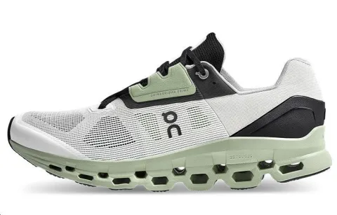 On Running Cloudstratus White Black Sage