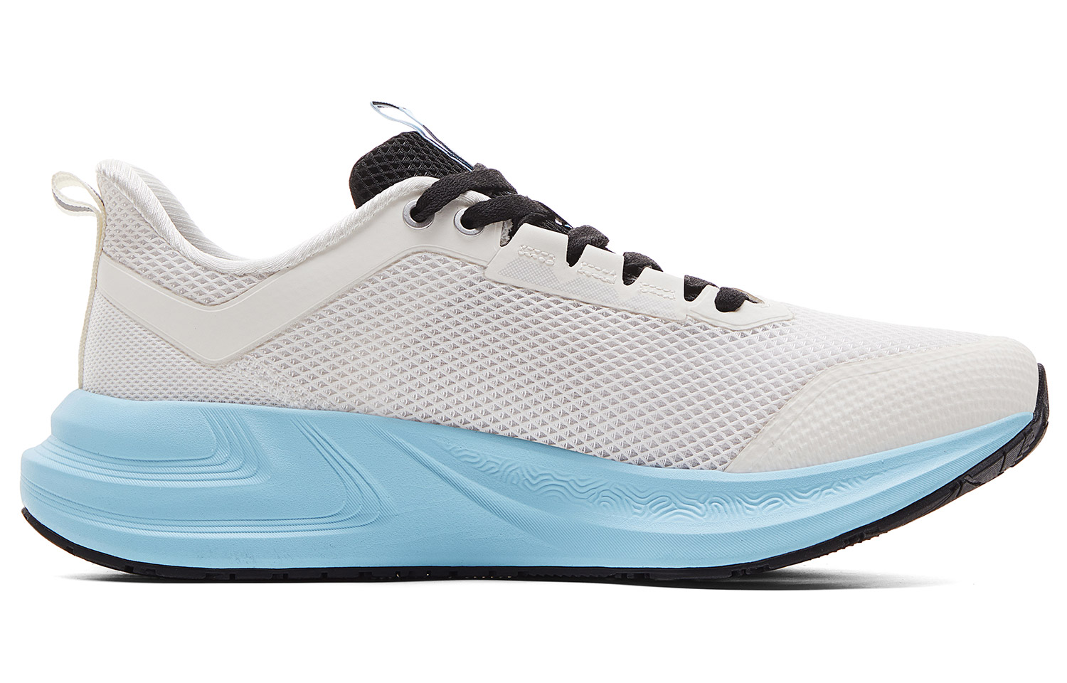 PEAK Cushioning Breathable Slip Resistant Cushioning Breathable Slip Resistant Low top Running Shoes Men’s White Blue