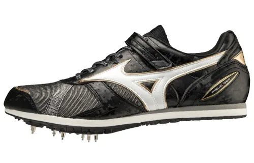 Mizuno Geo AJ C Running Shoes Unisex Low Top Black/White/Gold