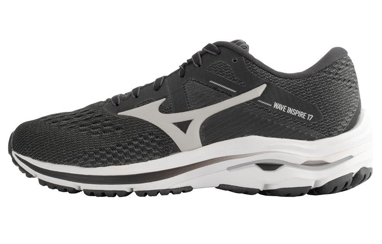 Mizuno Wave Inspire 17 Running Shoes Women's Low Top Black/White