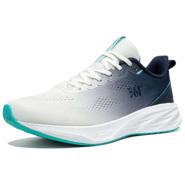 361° Wear resistant And Lightweight Low top Casual Running Shoes Men’s White Blue