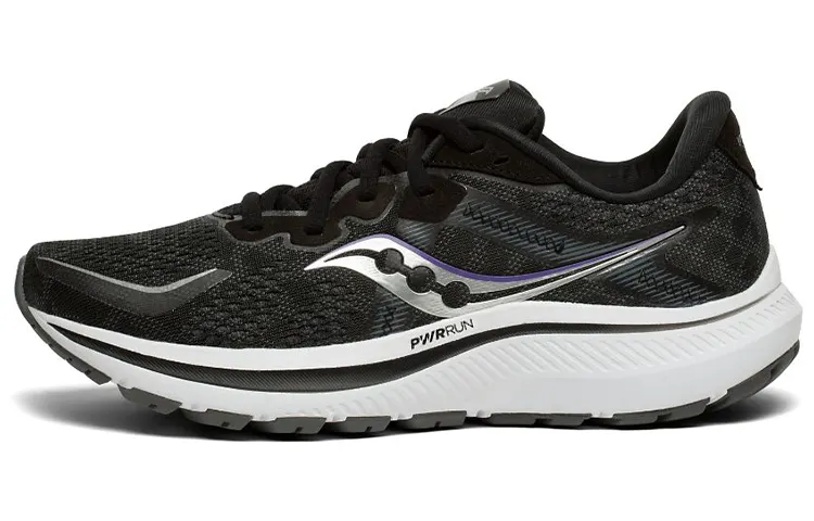 saucony Women's Omni 20 Wide 'Black White'