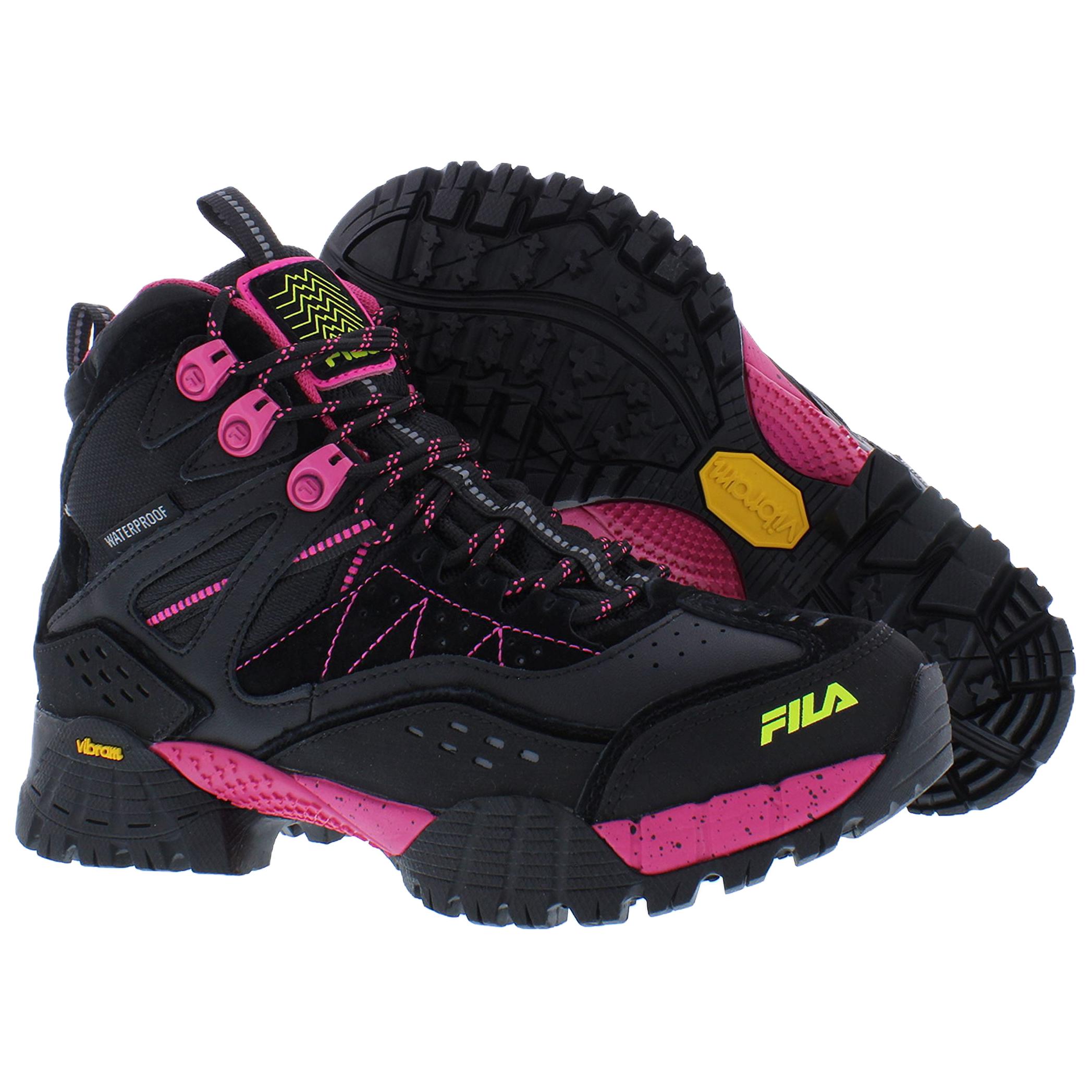 FILA Armada Abrasion Resistant Mid top Outdoor Shoes Women’s Black Pink