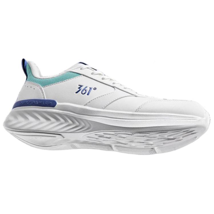361° Cushioning Slip Resistant Low top Running Shoes Men’s White Blue