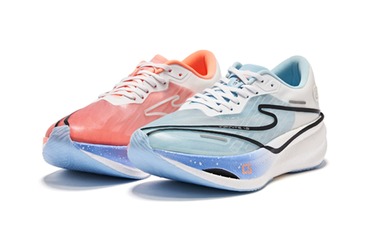 Erke Zhijing 1.0 Cushioning Slip Resistant Abrasion Resistant Low top Marathon Running Shoes Men’s Mismatched