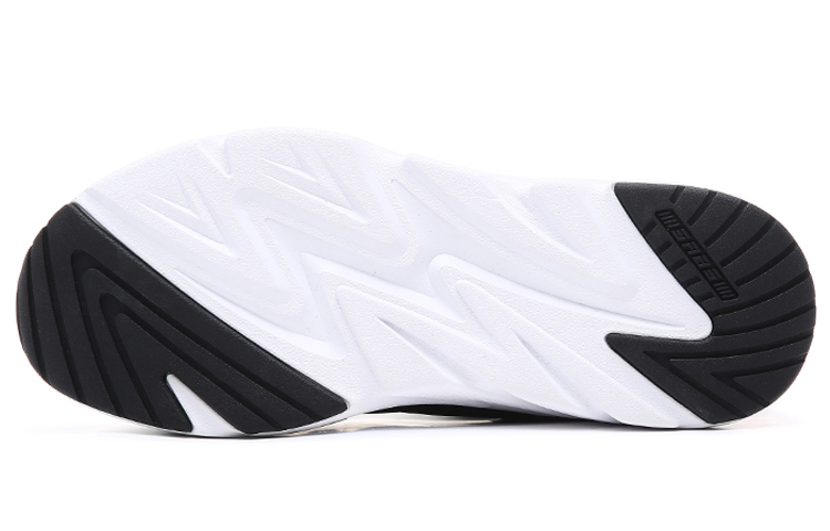 Erke Cushioning Slip Resistant Abrasion Resistant Low top Casual Running Shoes Women's Jet Black