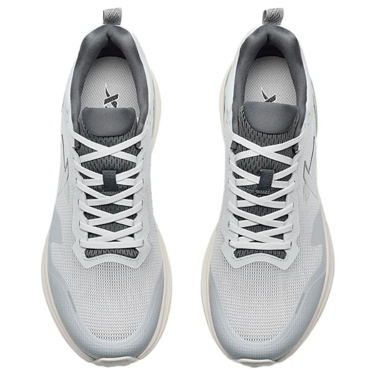 XTEP Cloud 1.0 Abrasion Resistant Coverage Low top Casual Running Shoes Men’s Gray White