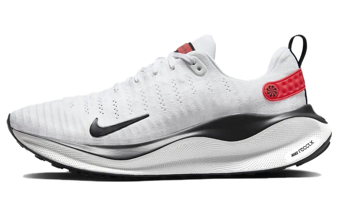 Nike Reactx Infinity 4 Comfortable Cushioning Abrasion Resistant Low top Casual Running Shoes Men's White